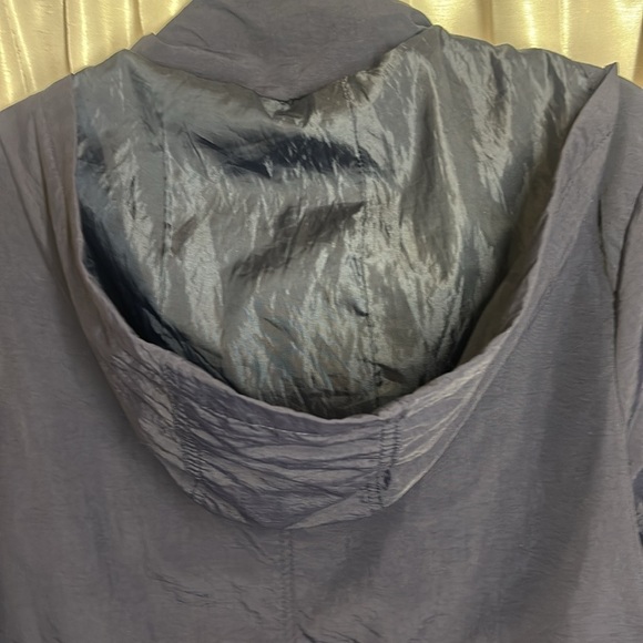 1 Sunset Lane Women's Utility Rain Jacket, anorak, navy blue, preppy, nautical - Picture 5 of 7